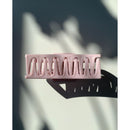 Velvet Claws Hair Clip | The Jada in Baby Pink Speckle Hair Claw