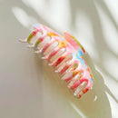 Velvet Claws Hair Clip | The Lobster in Primavera Floral on White