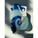 Velvet Claws Hair Clip | The Mermaid in Nudie Blue Hair Claw