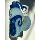 Velvet Claws Hair Clip | The Mermaid in Nudie Blue Hair Claw