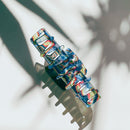 Velvet Claws Hair Clip | The Psychedelic in Blue Acid Trip Hair Claw