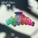 Velvet Claws Hair Clip | The Rainbow in Coil Hair Claw