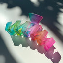 Velvet Claws Hair Clip | The Rainbow in Coil Hair Claw