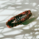 Velvet Claws Hair Clip | Triangle Plush in Copper Mauve Faux Fur Hair Claw