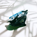 Velvet Claws Killer Whale Orca Hair Claw | Claw Clip in Velvet Travel Bag