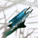 Velvet Claws Killer Whale Orca Hair Claw | Claw Clip in Velvet Travel Bag