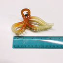 Velvet Claws Mini Coquette Bow in Caramel Latte Hair Clip | Claw Clip in Velvet Travel Bag