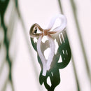 Velvet Claws Mini Coquette Bow in Violet Ombre Hair Clip | Claw Clip in Velvet Travel Bag