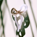 Velvet Claws Mini Coquette Bow in Violet Ombre Hair Clip | Claw Clip in Velvet Travel Bag