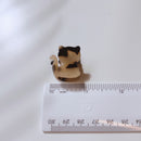 Velvet Claws Mini Kitty Claw Set of 4 | Hair Claw Clip in Velvet Travel Bag