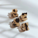 Velvet Claws Mini Kitty Claw Set of 4 | Hair Claw Clip in Velvet Travel Bag