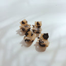 Velvet Claws Mini Kitty Claw Set of 4 | Hair Claw Clip in Velvet Travel Bag