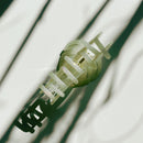 Velvet Claws Monstera White Tropical Hair Clip