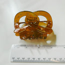 Velvet Claws Pretzel Hair Claw | Claw Clip in Velvet Travel Bag