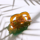 Velvet Claws Pretzel Hair Claw | Claw Clip in Velvet Travel Bag