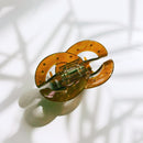 Velvet Claws Pretzel Hair Claw | Claw Clip in Velvet Travel Bag