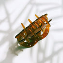 Velvet Claws Pretzel Hair Claw | Claw Clip in Velvet Travel Bag