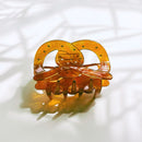 Velvet Claws Pretzel Hair Claw | Claw Clip in Velvet Travel Bag