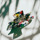 Velvet Claws Rectangular Mini Claw in Ancient Mosaic | Claw Clip in Velvet Travel Bag