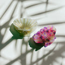 Velvet Claws Seashell Claw Set of 2: Pearl and Purple | Hair Claw Clip in Velvet Travel Bag