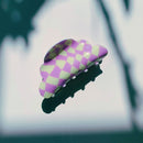 Velvet Claws Small Hair Clip | Checkered Disco Cloud in Lilac Hair Claw