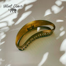 Velvet Claws The Bean Hair Claw in Caramel