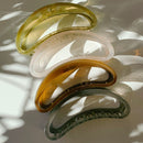 Velvet Claws The Bean Hair Claw in Crystal