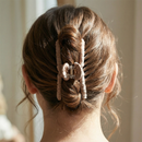 Velvet Claws Ultra Profesh Satin Wrapped Thin Hair Claw in Bronze