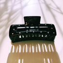 Velvet Claws Uptown Lady in Black Dot Hair Clip | Claw Clip in Velvet Travel Bag