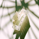 Velvet Claws Uptown Lady in White Dot Hair Clip | Claw Clip in Velvet Travel Bag