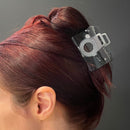 Velvet Claws Vintage Camera Hair Claw