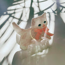 Velvet Claws Vintage Kitten Small Hair Claw | Cat Claw Clip