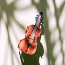 Velvet Claws Violin Hair Claw | Music Lover Claw Clip in Velvet Travel Bag