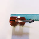 Velvet Claws Violin Hair Claw | Music Lover Claw Clip in Velvet Travel Bag
