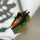 Velvet Claws Wood Log Hair Clip