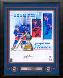 Adam Fox Norris Trophy New York Rangers Autographed 16" x 20" Framed Hockey Collage Photo