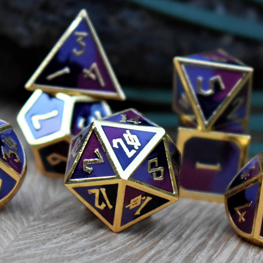 Vineyard Metal Dice Set