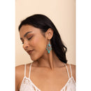 Vintage Turquoise Silver Chandelier Earrings ๐
Bohemian Vibe Dangle Fashion Jewelry