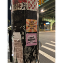 Virtuous Vandalism “Nazi Bullshit Not Welcome Here” Sticky Notes 3" x 3" Pack of 50 | Combat and Cover Offensive Public Messages with Adhesive Protest Notes
