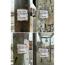 Virtuous Vandalism “Transphobia is Gross” Sticky Notes 3" x 3" Pack of 50 | Combat and Cover Offensive Public Messages with Adhesive Protest Notes