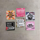 Virtuous Vandalism “Transphobia is Gross” Sticky Notes 3" x 3" Pack of 50 | Combat and Cover Offensive Public Messages with Adhesive Protest Notes