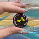 Volunteer Dog Petter 1.25" Pinback Button | Dog Lover Badge