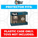 Pop Protector for Vynl 2 Pack Rubeus Hagrid & Harry Potter Funko
