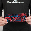 Bi-Fold Wallet - Batman Urban Legends Scene Blocks Rainy Red Sky