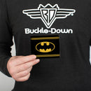 Bi-Fold Wallet - Batman Shield Double-Stripe Black Yellow