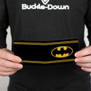 Bi-Fold Wallet - Batman Shield Double-Stripe Black Yellow