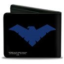 Bi-Fold Wallet - Nightwing Logo Black Blue