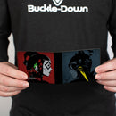 Bi-Fold Wallet - Catwoman Batman Gray Black Yellow + Harley Quinn Joker Red Black White