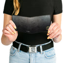 Bi-Fold Wallet - Bat Signal Corner Weathered Black Yellow Black