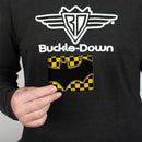 Bi-Fold Wallet - BATMAN Bat Logo Close-Up Checker Yellow Black